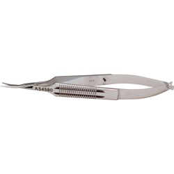 Westcott Conjuctival Scissors, Blunt Tips, Wide Handle, Slightly Curved, 5" (12.5 Cm)